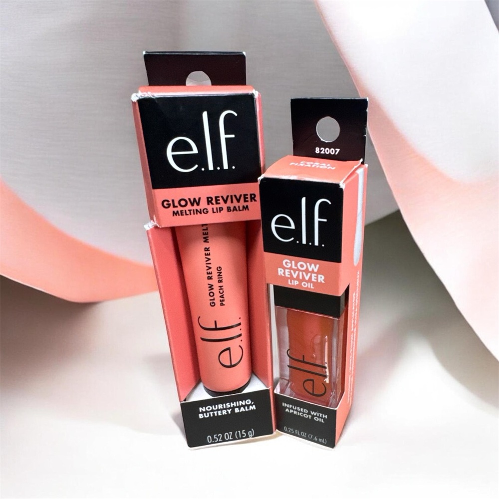 e.l.f. Glow Reviver Lip Balm and Oil Set